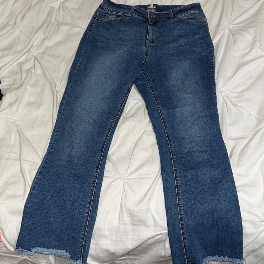 Reba cropped flare jeans